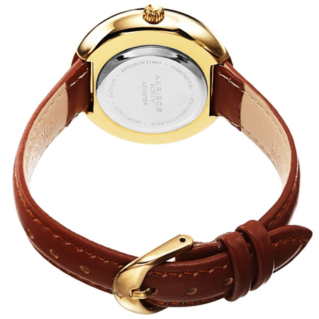 Akribos XXIV Diamond White Dial Ladies Watch AK1067BR
