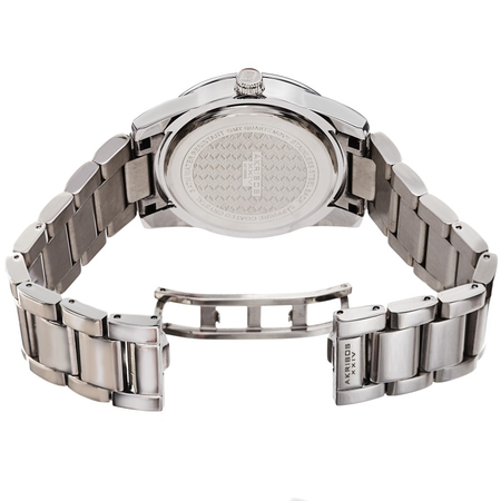 Akribos XXIV GMT Silver-tone Dial Men's Watch AK1055SS