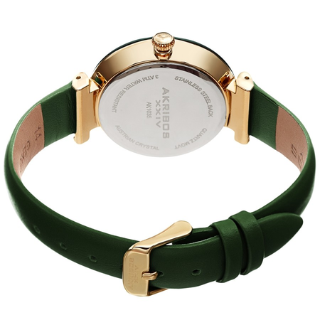 Akribos XXIV Green Dial Ladies Watch AK1035GN