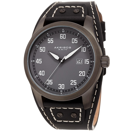 Akribos XXIV Grey Dial Men's Watch AK1024BK