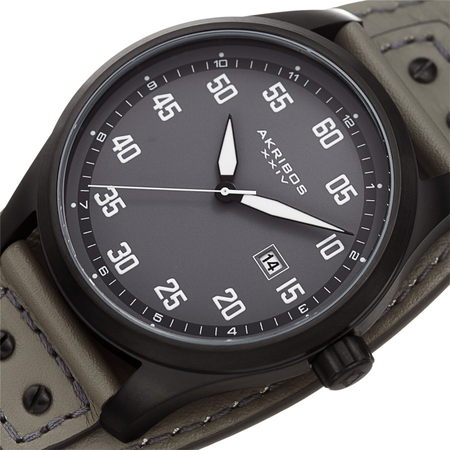 Akribos XXIV Grey Dial Men's Watch AK1024GN