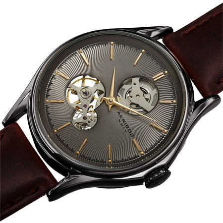 Akribos XXIV Grey Dial Men's Watch AK1057GNBR