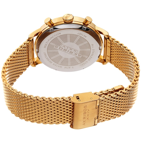 Akribos XXIV Quartz Silver Dial Men's Watch AK1027YG