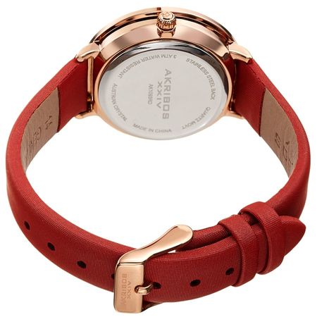 Akribos XXIV Quartz White Dial Ladies Watch AK1093RD