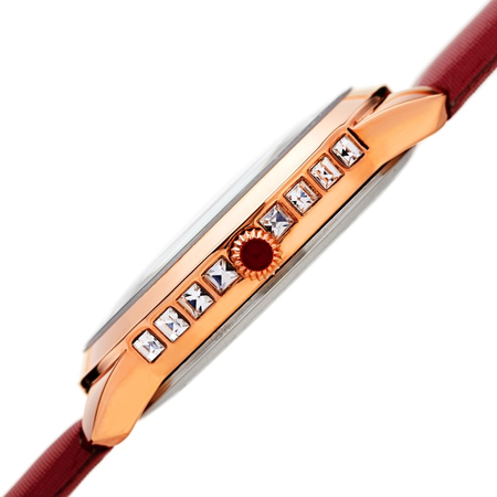 Akribos XXIV Red Dial Ladies Watch AK1059RD