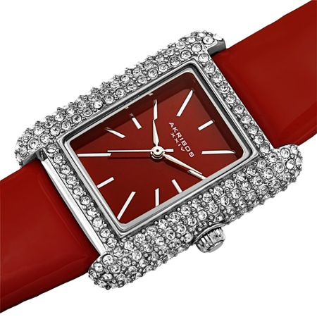Akribos XXIV Red Dial Ladies Watch AK1068RD