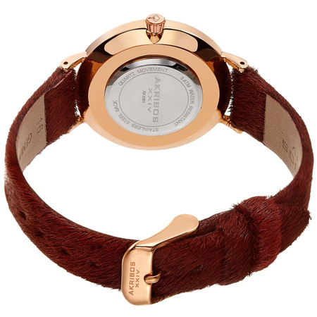 Akribos XXIV Red Dial Ladies Watch AK1081RD