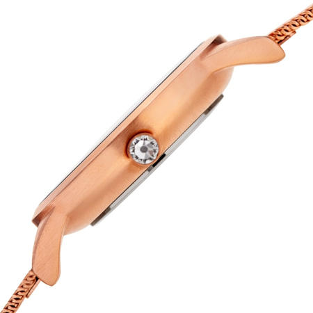 Akribos XXIV Rose Gold-tone Dial Ladies Watch AK1005RG