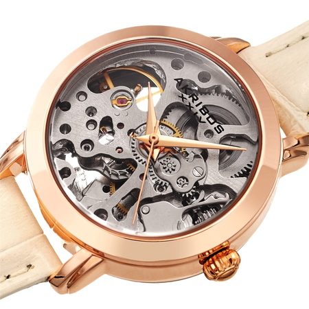 Akribos XXIV Silver-tone Dial Ladies Watch AK1037BG