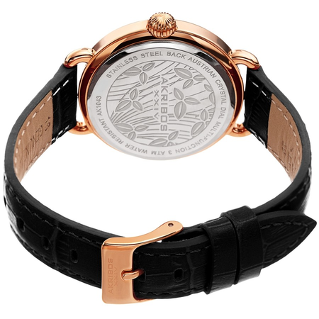 Akribos XXIV Silver-tone Dial Ladies Watch AK1043BKR