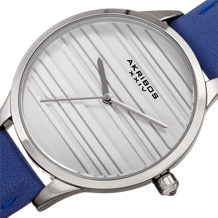 Akribos XXIV White Dial Ladies Watch AK1005BU