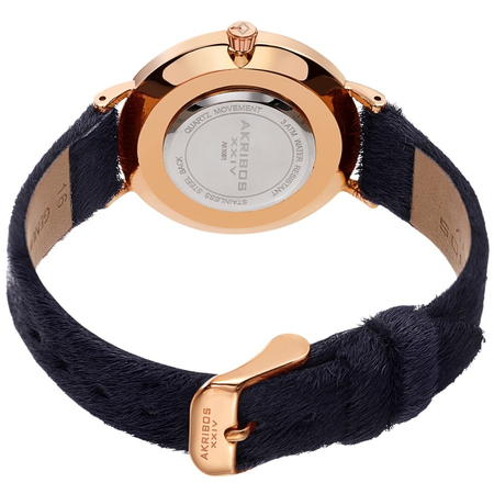 Akribos XXIV White Dial Ladies Watch AK1081BK