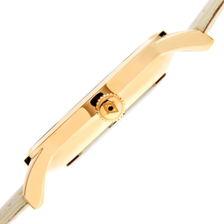 Akribos XXIV Diamond Gold Tone Dial Ladies Watch AK1047WT