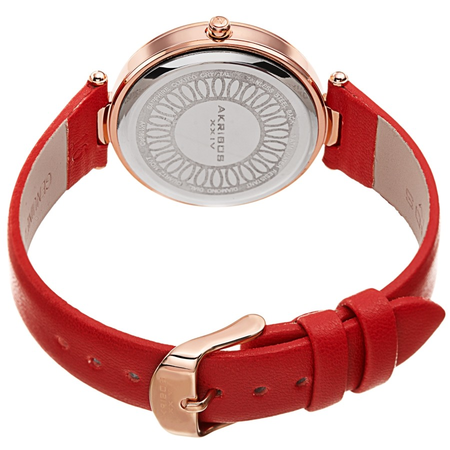 Akribos XXIV Diamond White Dial Ladies Watch AK1069RD