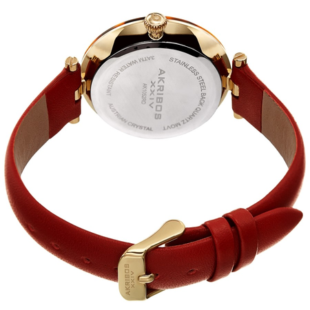 Akribos XXIV Red Dial Ladies Watch AK1052RD