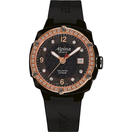 Alpina Avalanche Extreme Black Mother of Pearl Dial Ladies Watch AL-240MPBD3FBAEDC4