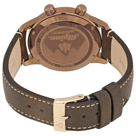 Alpina Seastrong Diver Heritage Automatic Brown Dial Men's Watch AL-525BR4H4