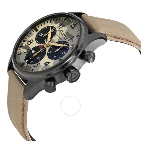 Alpina Startimer Pilot Chronograph Men's Watch 372MLY4FBS6 AL-372MLY4FBS6
