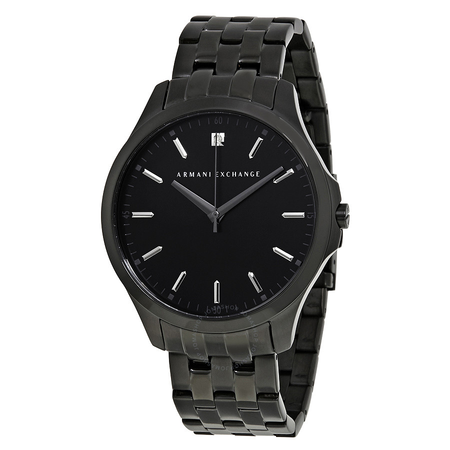 Armani Exchange Black DIal Black PVD Stainless Steel Men's Watch AX2159
