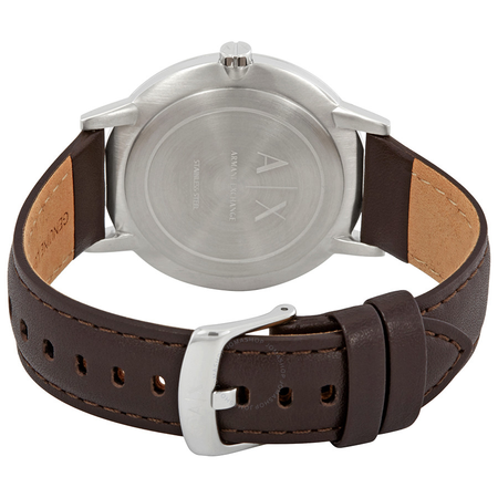 Armani Exchange Cayde Blue Dial Brown Leather Men's Watch AX2704