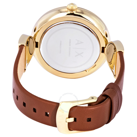 Armani Exchange Gold Dial Ladies Watch AX5324
