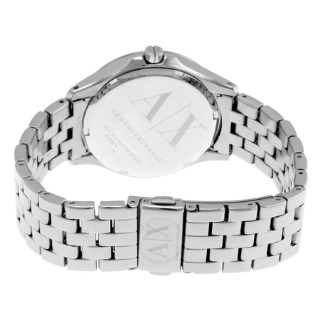 Armani Exchange Lady Hamilton Silver Quilted Dial Ladies Watch AX5215