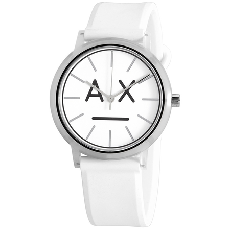 Armani Exchange Lola Quartz White Dial Ladies Watch AX5557