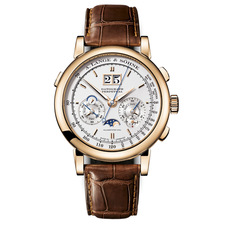 A. Lange & Sohne Datograph Perpetual Chronograph Silver Dial Men's Watch 410.032E