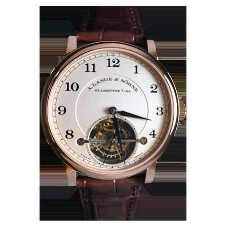 A. Lange & Sohne A. Lange and Sohne 1815 Tourbillon Silver Dial 18K Rose Gold Men's Watch 730.032