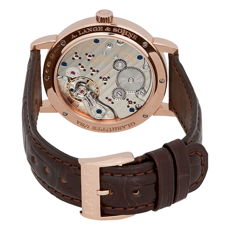 A. Lange & Sohne A. Lange and Sohne 1815 Up Down Silver Dial 18K Yellow Gold Men's Watch 234.021