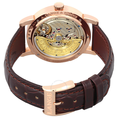 A. Lange & Sohne A. Lange and Sohne Lange 1 Daymatic Silver Dial 18kt Rose Gold Men's Watch 320.032