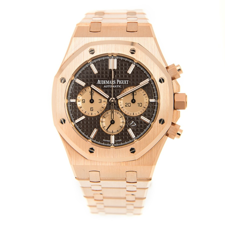 Audemars Piguet Royal Oak Chocolate Dial Men's 18K Rose Gold Watch 26331OR.OO.1220OR.02