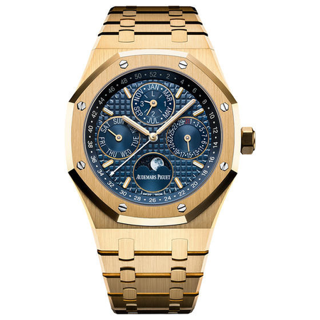 Audemars Piguet Royal Oak Prepetual Calendar Automatic Men's 18 Carat Yellow Gold Watch 26574BA.OO.1220BA.01