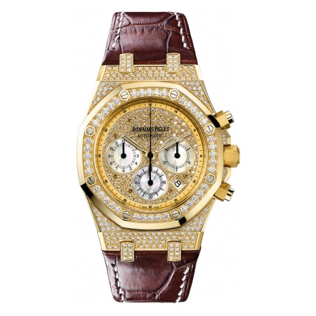 Audemars Piguet Royal Oak Chrono Diamond Men's Watch 26068BA.ZZ.D088CR.01