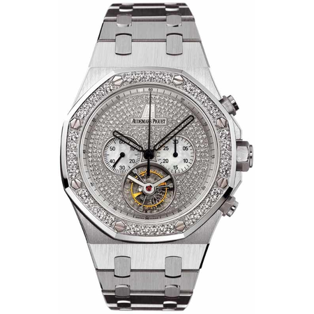 Audemars Piguet Royal Oak Diamond Chronograph 18 kt White Gold Men's Watch 26039BC.ZZ.1205BC.01