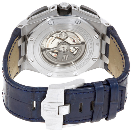 Audemars Piguet Royal Oak Offshore Blue Alligator Leather Men's Watch 26401PO.OO.A018CR.01