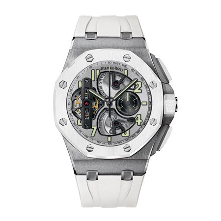 Audemars Piguet Royal Oak Offshore Tourbillon Silver Dial Automatic Men's Watch 26387IO.OO.D010CA.01
