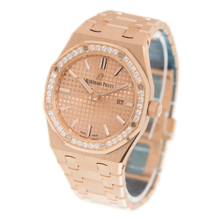 Audemars Piguet Royal Oak Quartz Diamond Ladies Watch 67651OR.ZZ.1261OR.03