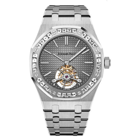 Audemars Piguet Royal Oak Tourbillon Extra- Thin Smkoked Grey Dial Men's Watch 26516PT.ZZ.1220PT.01