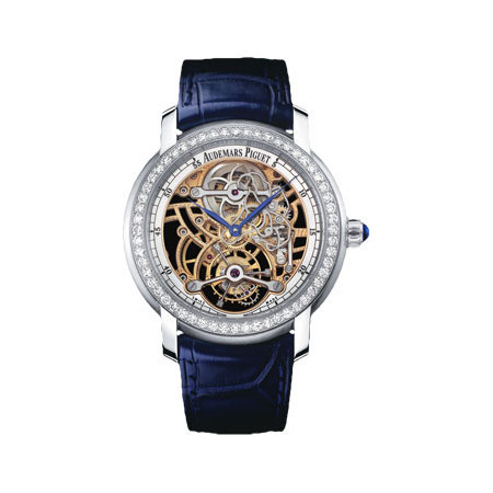 Audemars Piguet Skeleton Tourbillon Diamond Platinum 950 Ladies Watch 26357PT.ZZ.D028CR.01