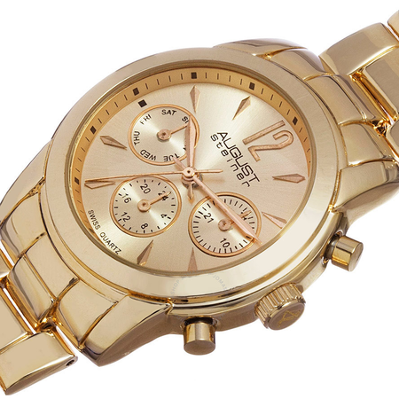 August Steiner Gold-Tone Ladies  Watch AS8087YG