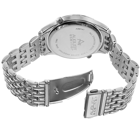 August Steiner Dual Time Blue Dial Men's Watch AS8141BU