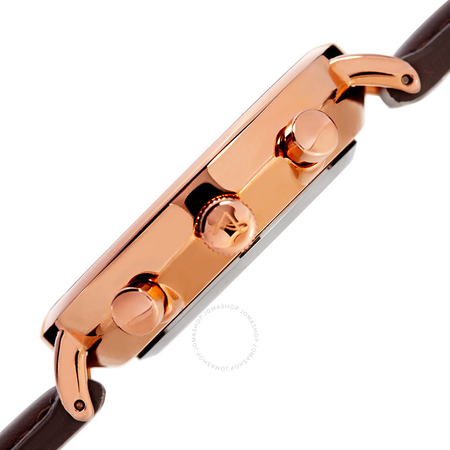 August Steiner Silver Dial Ladies Leather Multifunction Watch AS8220BRRG