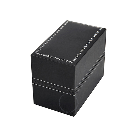 August Steiner Black Dial Black Leather Men's Watch AS8117BK