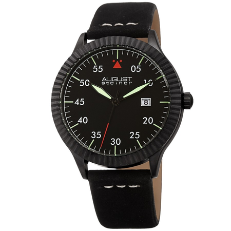August Steiner Black Dial Men's Watch AS8272BK