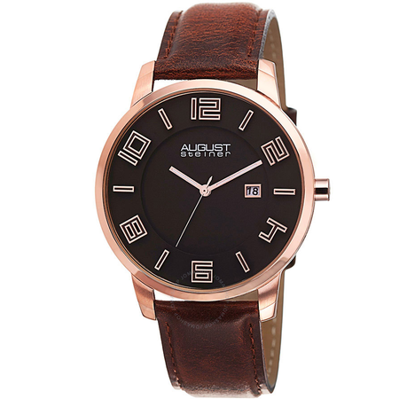 August Steiner Black Men's Watch AS8108RG