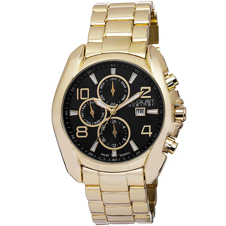 August Steiner Black Men's Watch AS8109YG
