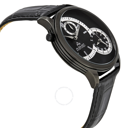 August Steiner Black Steel Men's Watch AS8010BK