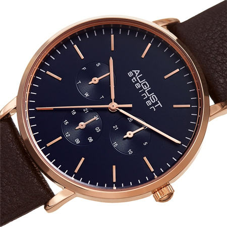 August Steiner Blue Dial Men's Watch AS8256RGBR