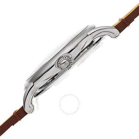 August Steiner Champagne Dial Brown Leather Ladies  Watch AS8110BR